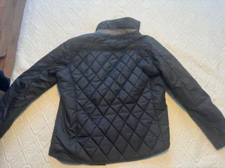 Abrigo Massimo Dutti XXL rombos acolchado