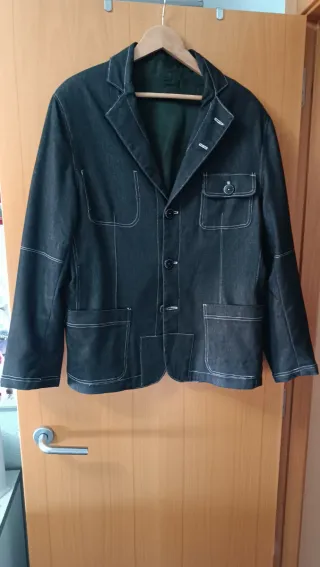 Chaqueta vaquera azul talla 46