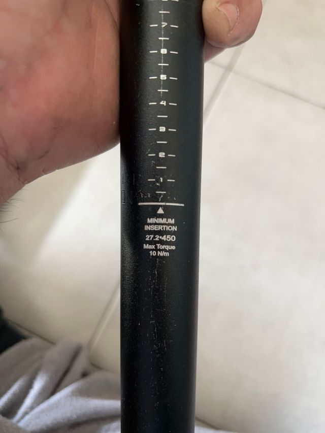 Tija sillín TOOPRE 27,2 x 450mm