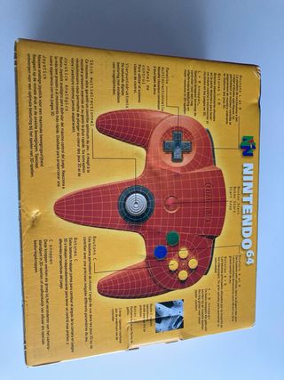 Mando Nintendo 64 Rojo con Caja