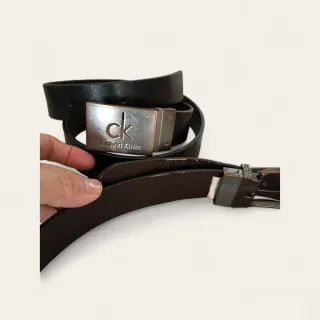 Set di 2 cinture in pelle