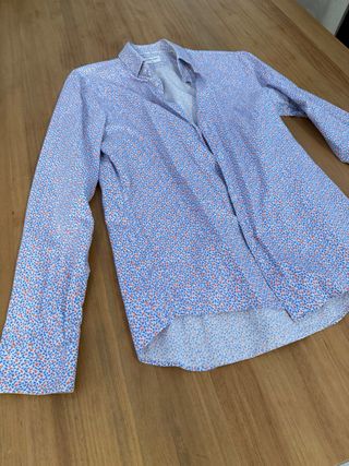 Camisa Calvin Klein Slim Fit Estampada