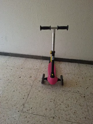 Patinete 3 Ruedas Rosa Niña
