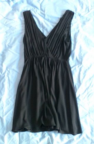 Vestido corto H&M negro