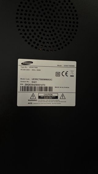 TV Samsung 55 pulgadas para reparación