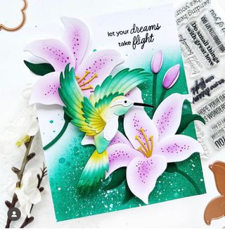Set Troqueles Hummingbird & Lily Spellbinders
