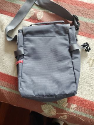 Bolso Bandolera Adidas Gris y Rosa