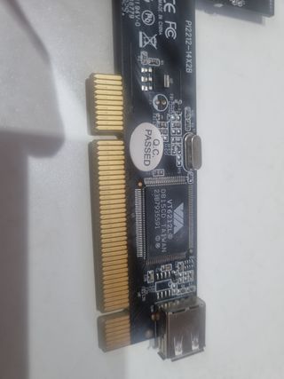 Tarjeta Expansión USB VIA VT6212L