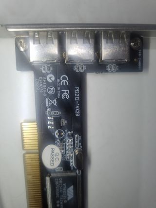 Tarjeta Expansión USB VIA VT6212L