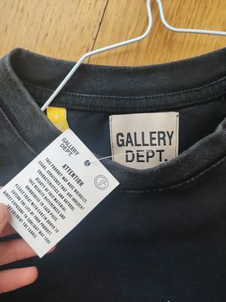 Maglietta Gallery Dept Nera nuova  con cartellino 