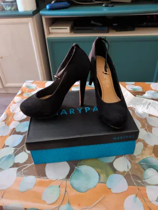 Zapatos de tacón Marypaz negros talla 38