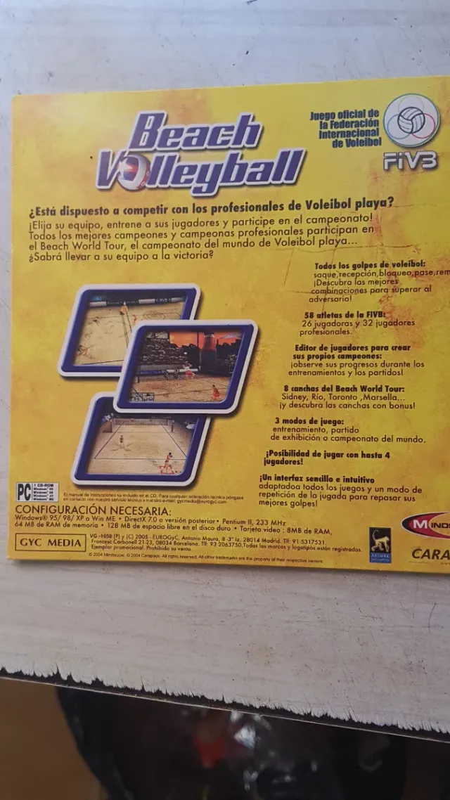 Juego PC Beach Volleyball: Mar, Sol y Voleibol