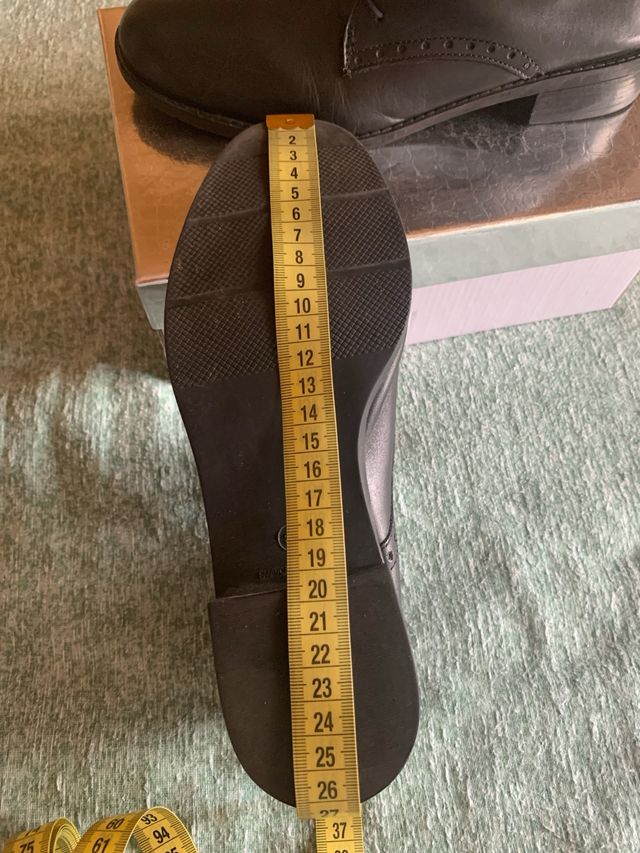 Botines negros piel muy suave - talla 37