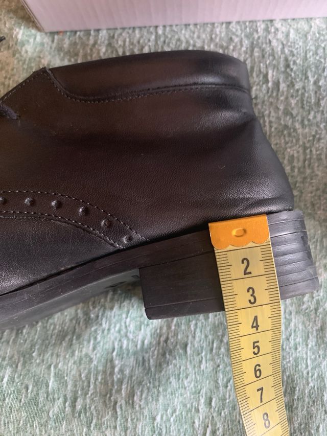 Botines negros piel muy suave - talla 37