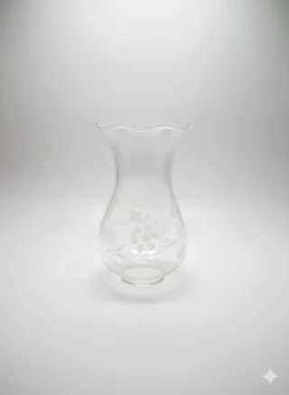 Tulipas de cristal para lámpara