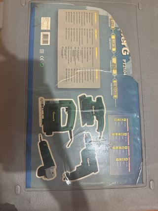 Caja herramientas: Lijadora, Radial y Caladora