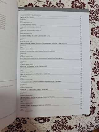 Textos de filosofía EvAU 2024. Universidades de...