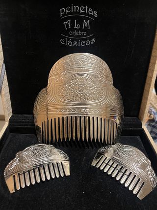 Peinetas Falleras Plata