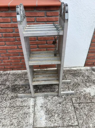 Escalera Plegable Aluminio