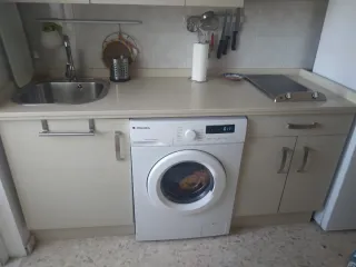 6muebles+isla 124cm con encimra marmo.Recj Chipio