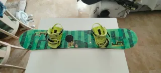 Tabla Snowboard  con Fijaciones