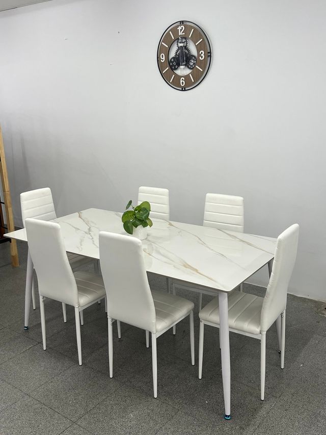 CHOLLAZO! Mesa +6 sillas cristal 