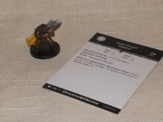 D&D Archfiends #3 - Gold Dwarf Fighter