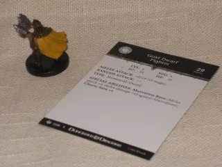 D&D Archfiends #3 - Gold Dwarf Fighter
