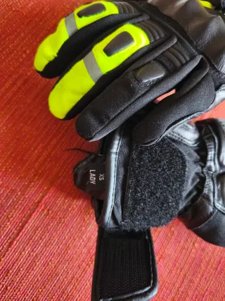 Guantes Bela Invierno Negro/Amarillo