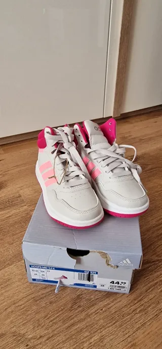 Scarpe Adidas Hoops Mid 3.0 Bambina Tg 28