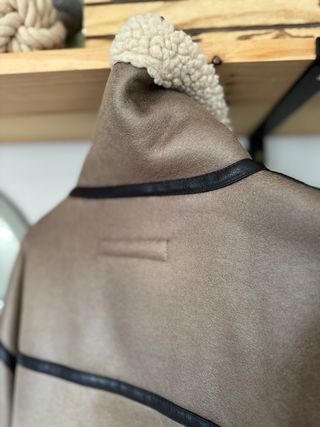 Cazadora doble faz Zara Beige/Marrón