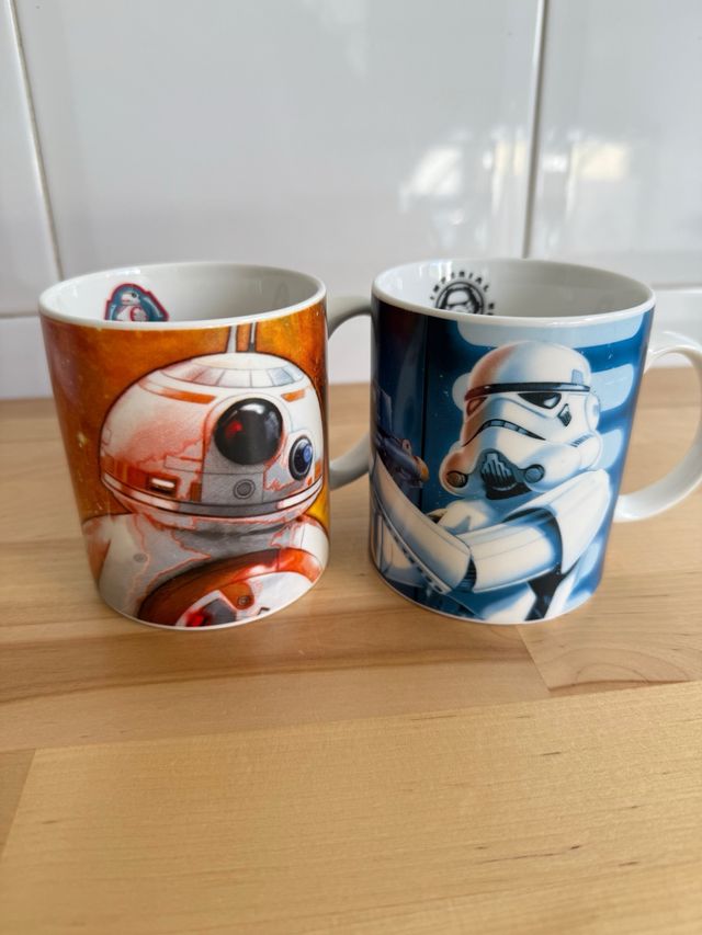 Tazas Star Wars BB-8 y Stormtrooper