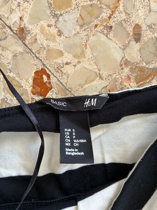 Vestido tubo H&M rayas S