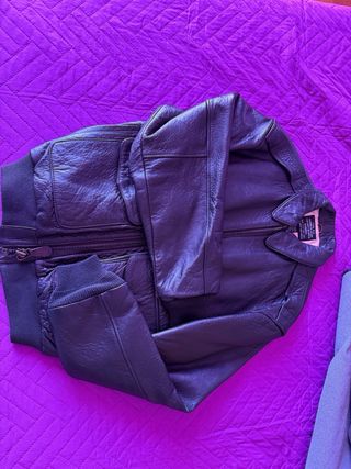 Chaqueta Bomber Avirex A2 Cuero Marrón