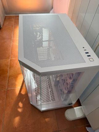 Caja PC Blanca con Ventana y Ventiladores