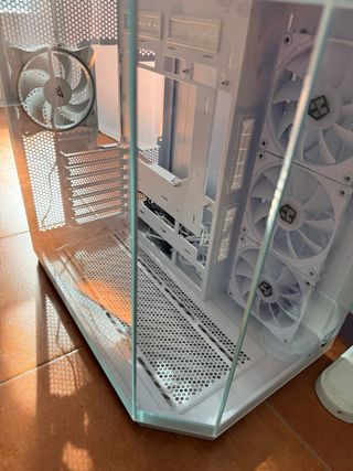 Caja PC Blanca con Ventana y Ventiladores