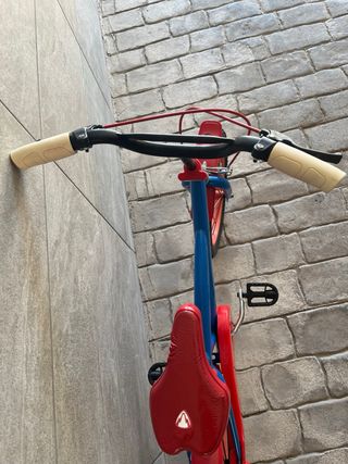 Bicicleta Infantil Azul y Roja