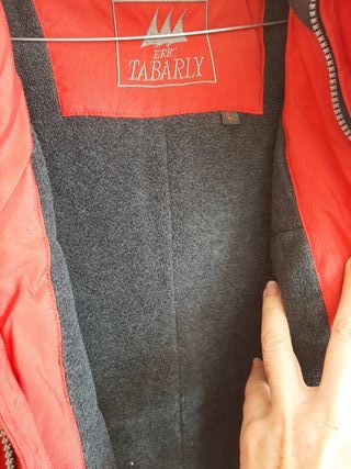 Anorak laboral rojo hombre