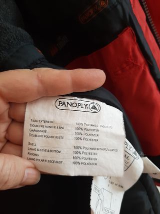 Anorak laboral rojo hombre