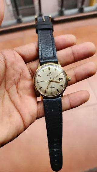 Omega Seamaster Automático Vintage chapado en oro