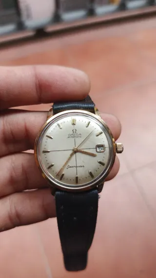 Omega Seamaster Automático Vintage chapado en oro