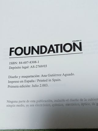 Foundation - volumen 1