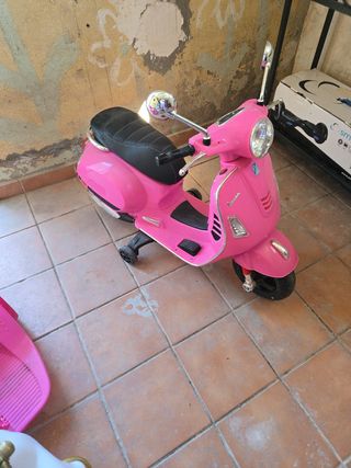 Moto eléctrica infantil rosa