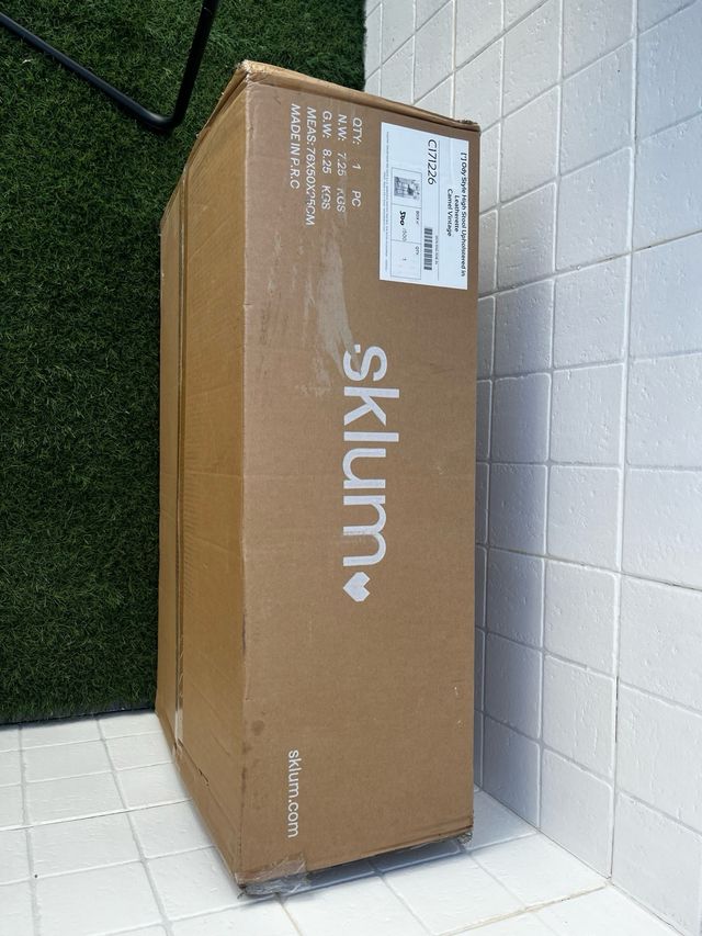 Taburetes Sklum Ody 70cm Piel y Metal