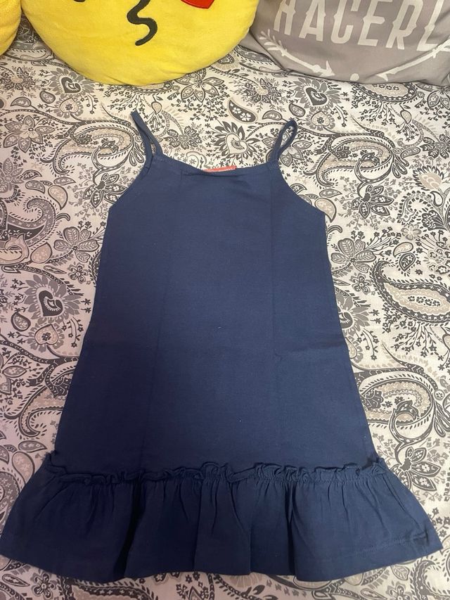 Vestido niña Hello Kitty azul