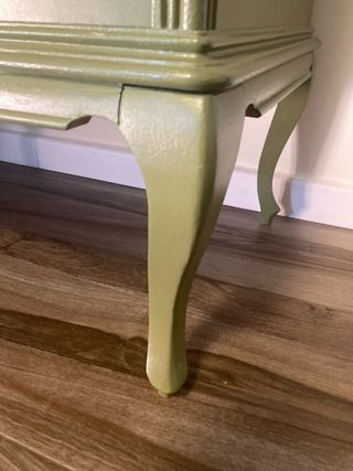 Cómoda antigua madera y cristal