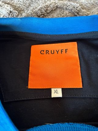 Camiseta Cruyff Algodón Azul Marino Talla XL