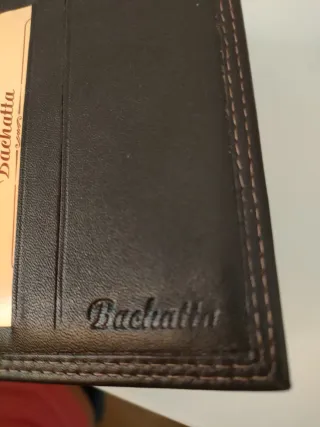 Cartera Bacchata Piel Hombre Nueva
9cm*12,5cm