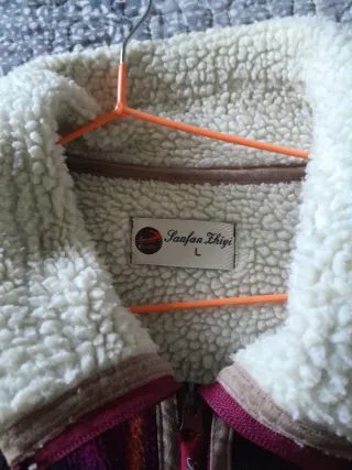 Chaqueta leñador cuadros forro sherpa