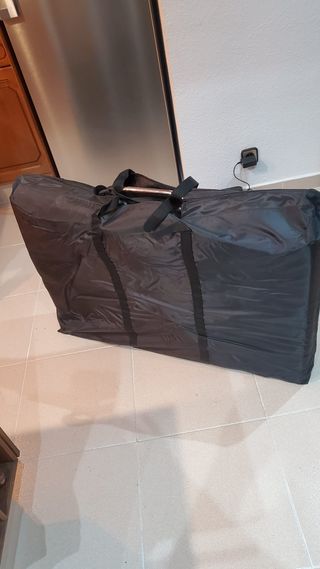 Camilla Masaje Aluminio Plegable Negra
